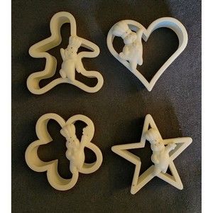 Vintage Set of 4 Pillsbury Dough Boy Cookie Cutters
